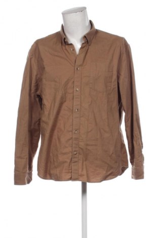 Herrenhemd Marks & Spencer, Größe XXL, Farbe Braun, Preis 9,99 €