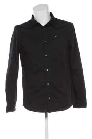 Férfi ing Tommy Jeans, Méret L, Szín Fekete, Ár 12 969 Ft