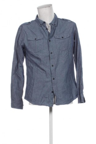 Herrenhemd Unbranded, Größe L, Farbe Blau, Preis € 12,99