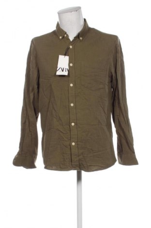 Herrenhemd Zara, Größe L, Farbe Grün, Preis 24,99 €
