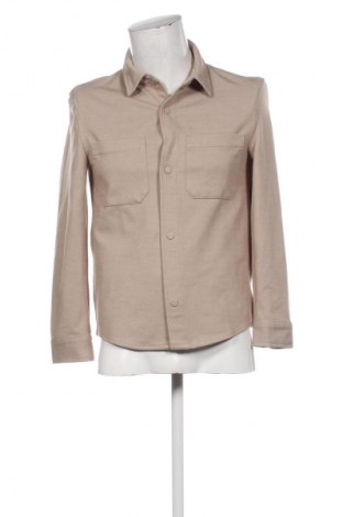Мъжка риза Zara, Размер S, Цвят Бежов, Цена 17,00 €