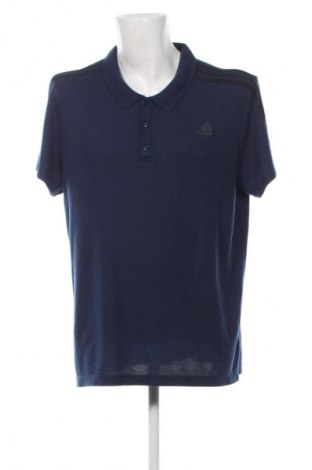 Herren T-Shirt Adidas, Größe XXL, Farbe Blau, Preis € 64,00