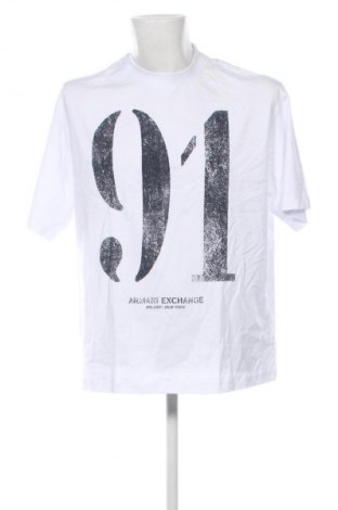 Pánske tričko  Armani Exchange, Veľkosť M, Farba Biela, Cena  53,95 €
