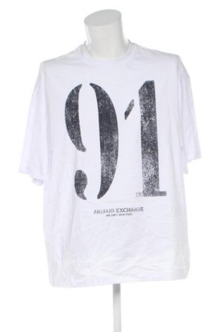 Męski T-shirt Armani Exchange, Rozmiar XL, Kolor Biały, Cena 246,99 zł