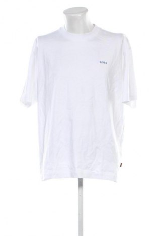 Męski T-shirt BOSS, Rozmiar XXL, Kolor Biały, Cena 307,99 zł