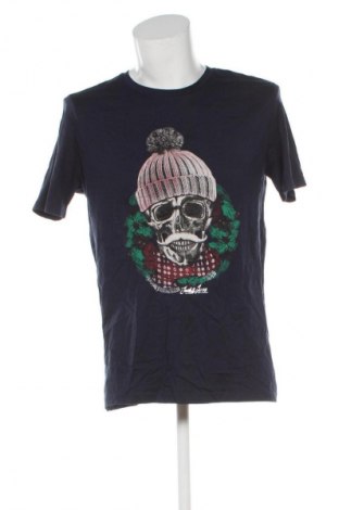 Męski T-shirt Jack & Jones, Rozmiar XL, Kolor Niebieski, Cena 46,99 zł