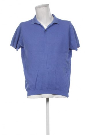 Мъжка тениска Massimo Dutti, Размер XL, Цвят Син, Цена 25,00 €