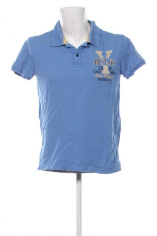 Herren T-Shirt Replay, Größe L, Farbe Blau, Preis € 23,99