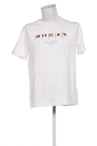 Tricou de bărbați Tommy Hilfiger, Mărime L, Culoare Alb, Preț 371,99 Lei
