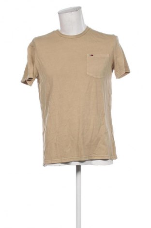 Férfi póló Tommy Jeans, Méret L, Szín Bézs, Ár 21 029 Ft