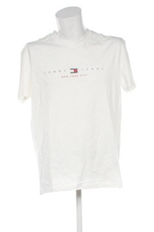 Męski T-shirt Tommy Jeans, Rozmiar XL, Kolor Biały, Cena 150,99 zł