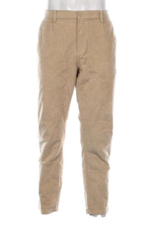 Męskie sztruksy Smog, Rozmiar L, Kolor Beżowy, Cena 28,99 zł