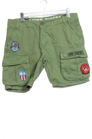 Мъжки къс панталон Alpha Industries, Размер L, Цвят Зелен, Цена 53,68 €
