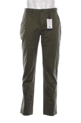 Pantaloni de bărbați Tommy Hilfiger, Mărime L, Culoare Verde, Preț 634,99 Lei