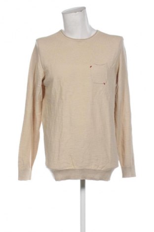 Męski sweter Celio, Rozmiar XL, Kolor Beżowy, Cena 96,45 zł