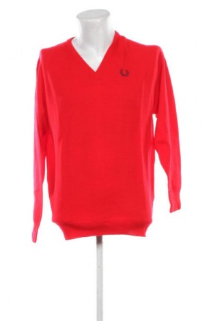 Ανδρικό πουλόβερ Fred Perry, Μέγεθος XL, Χρώμα Κόκκινο, Τιμή 32,00 €
