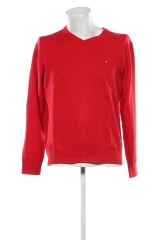 Мъжки пуловер Tommy Hilfiger, Размер L, Цвят Червен, Цена 46,00 €