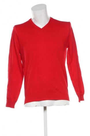 Мъжки пуловер United Colors Of Benetton, Размер M, Цвят Червен, Цена 15,33 €