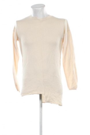 Herrenpullover Zara, Größe M, Farbe Ecru, Preis 18,99 €