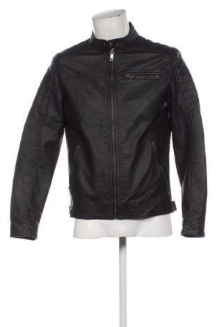 Geacă de piele pentru bărbati Jack & Jones, Mărime L, Culoare Negru, Preț 149,99 Lei