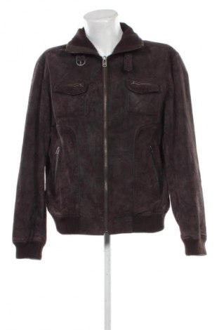 Pánska kožená bunda  Tchibo, Veľkosť L, Farba Hnedá, Cena  47,95 €