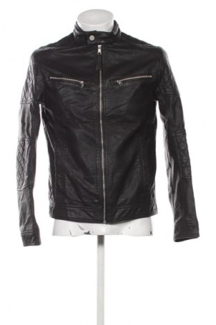 Pánska kožená bunda  Tom Tailor, Veľkosť M, Farba Čierna, Cena  26,95 €