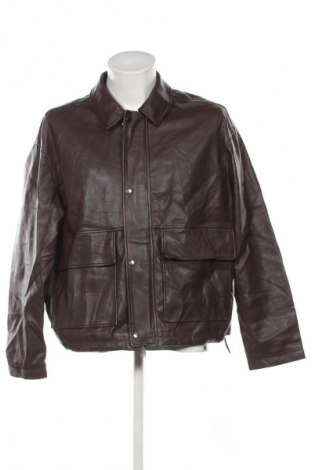 Pánska kožená bunda  Zara, Veľkosť L, Farba Hnedá, Cena  23,95 €