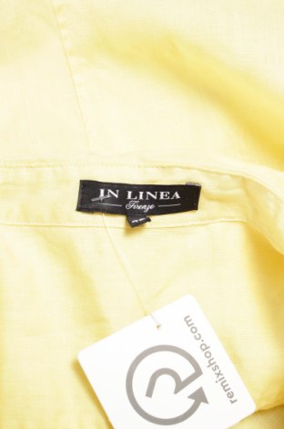 Γυναικείο πουκάμισο In Linea, Μέγεθος L, Χρώμα Κίτρινο, Τιμή 11,34 €