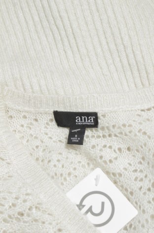 Дамски пуловер A.N.A., Размер S, Цвят Бял, Цена 34,00 лв.
