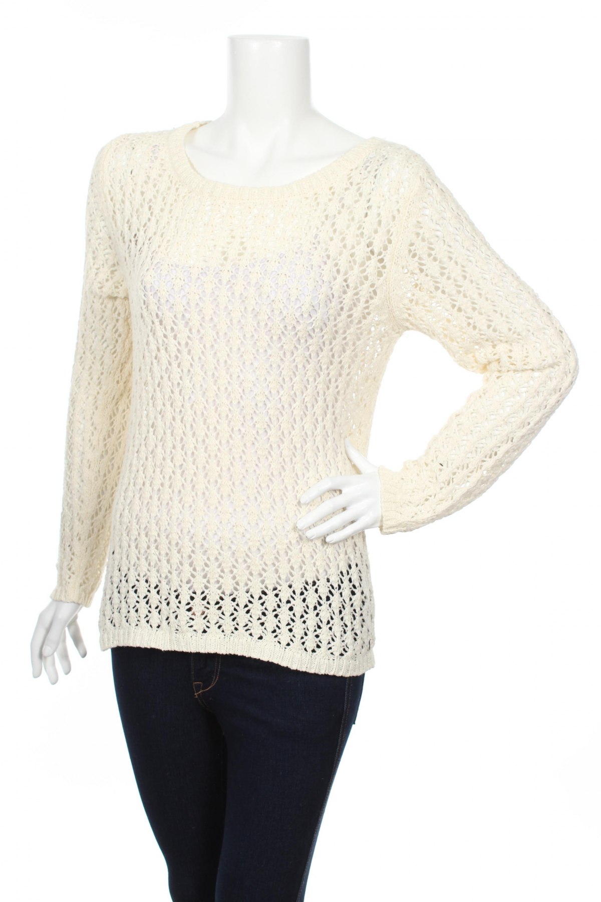 Дамски пуловер Claire, Размер M, Цвят Бял, Цена 22,10 лв.