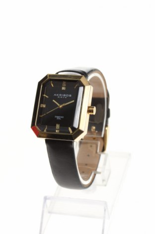 Часовник Akribos XXIV, Цвят Черен, Естествена кожа, метал, Цена 115,35 лв.