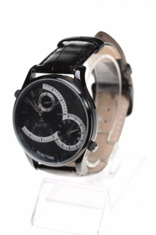 Часовник August Steiner, Цвят Черен, Естествена кожа, метал, Цена 158,47 лв.
