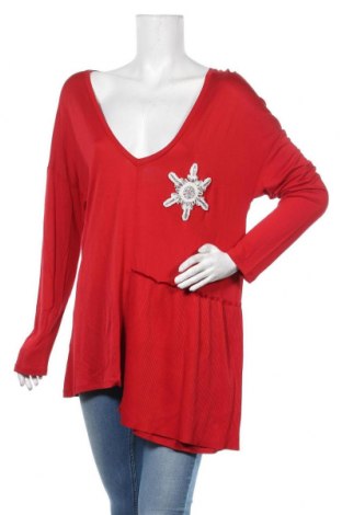 Γυναικεία μπλούζα Fiorella Rubino, Μέγεθος XS, Χρώμα Κόκκινο, Τιμή 61,34 €