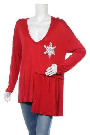 Γυναικεία μπλούζα Fiorella Rubino, Μέγεθος XS, Χρώμα Κόκκινο, Βισκόζη, Τιμή 24,54 €