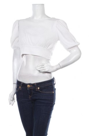 Damen Shirt H&M Divided, Größe S, Farbe Weiß, 98% Polyester, 2% Elastan, Preis 5,43 €