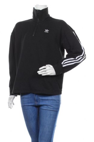 Дамска спортна блуза Adidas Originals, Размер M, Цвят Черен, Памук, Цена 31,20 лв.