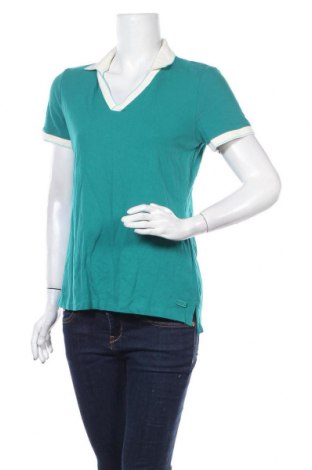 Damski T-shirt Marc O'Polo, Rozmiar L, Kolor Zielony, 98% bawełna, 2% elastyna, Cena 63,00 zł