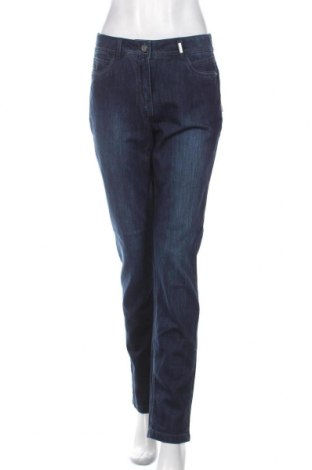 Дамски дънки Bx Jeans, Размер M, Цвят Син, 65% памук, 33% полиестер, 2% еластан, Цена 17,80 лв.