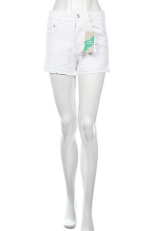 Damskie szorty Perfect Jeans By Gina Tricot, Rozmiar S, Kolor Biały, 98% bawełna, 2% elastyna, Cena 56,00 zł