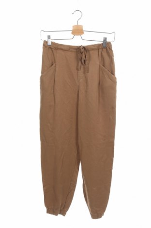 Дамски панталон Mango, Размер XS, Цвят Бежов, Цена 55,30 лв.
