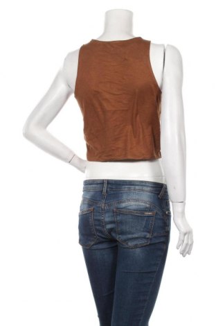 Γυναικείο αμάνικο μπλουζάκι Tally Weijl, Μέγεθος M, Χρώμα Καφέ, Τιμή 13,64 €