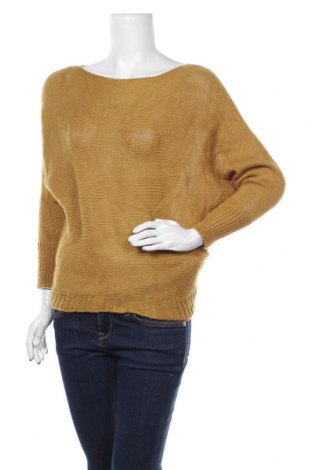 Дамски пуловер, Размер M, Цвят Кафяв, Акрил, Цена 25,20 лв.