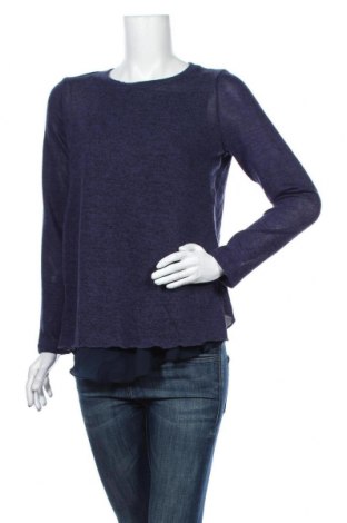 Дамски пуловер, Размер M, Цвят Син, 55% вискоза, 45% полиестер, Цена 25,20 лв.