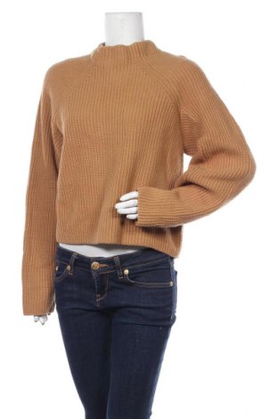Pulover de femei H&M, Mărime S, Culoare Bej, 95% lână, 5% cașmir, Preț 113,49 Lei