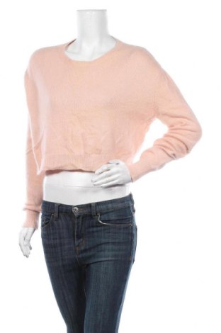 Дамски пуловер H&M, Размер M, Цвят Розов, 80% полиамид, 20% ангора, Цена 23,52 лв.