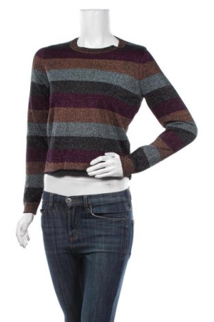 Дамски пуловер Oviesse, Размер M, Цвят Многоцветен, 35% вискоза, 31% акрил, 14% полиестер, 12% полиамид, 8% метални нишки, Цена 6,72 лв.