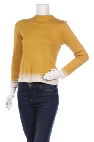 Дамски пуловер S.Oliver, Размер XS, Цвят Жълт, 60% вискоза, 20% полиамид, 20% памук, Цена 65,40 лв.