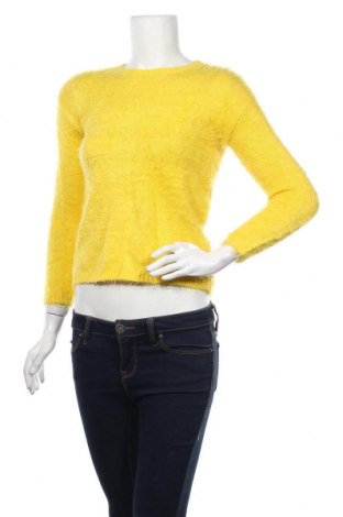 Дамски пуловер Sarabanda, Размер XS, Цвят Жълт, 64% полиамид, 31% акрил, 3% полиестер, 2% метални нишки, Цена 25,20 лв.