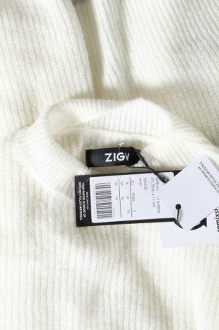 Γυναικείο πουλόβερ Zign, Μέγεθος M, Χρώμα Λευκό, 62% πολυεστέρας, 34%ακρυλικό, 4% ελαστάνη, Τιμή 24,43 €