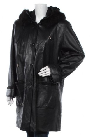 Γυναικείο δερμάτινο μπουφάν, Μέγεθος XL, Χρώμα Μαύρο, Γνήσιο δέρμα, Τιμή 17,66 €